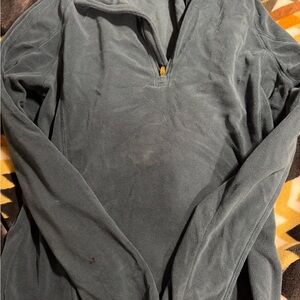 Gray Quarter-Zip Pullover